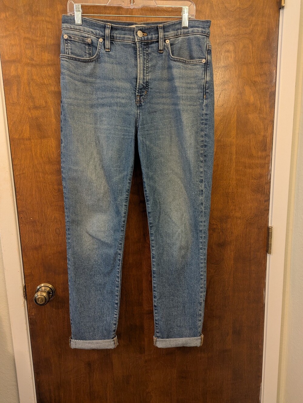 Madewell Perfect Vintage Ankle Jeans, size 29 medium blue
